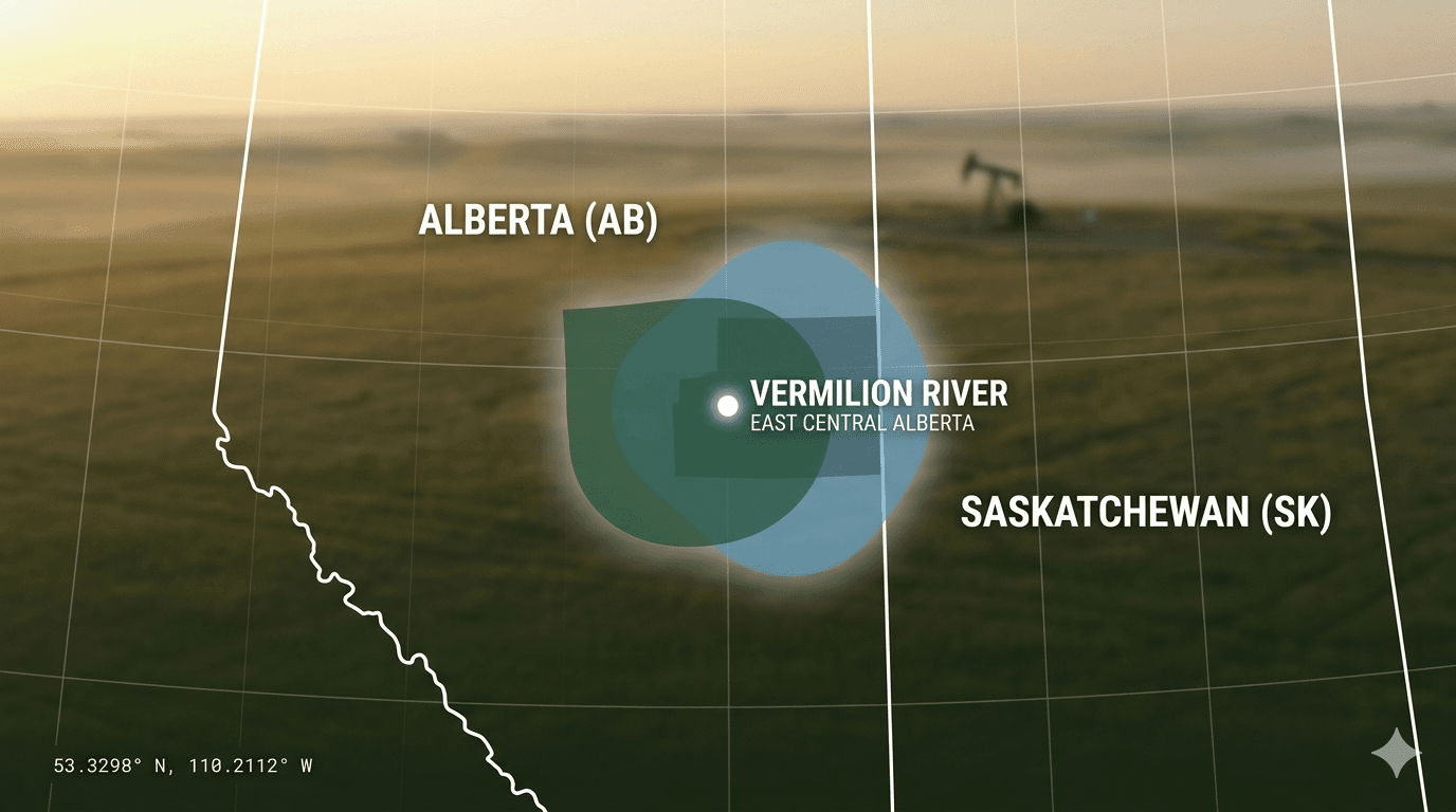 Map of Sarnia operations in Alberta and Saskatchewan